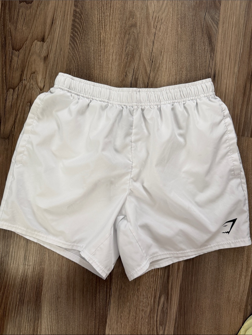 Gymshark White Unlined Men's Athletic Shorts Size Small